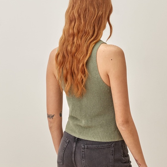 Reformation Lilac Top, Green, Sz Small - Picture 3 of 8